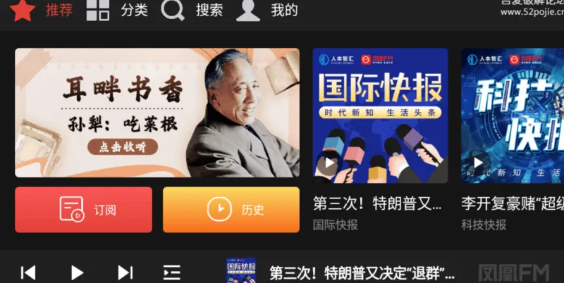 凤凰FM车机版纯净版简介