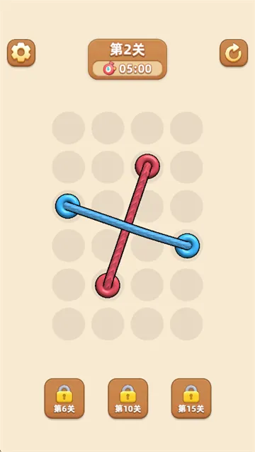 解绳子小游戏怎么玩？
