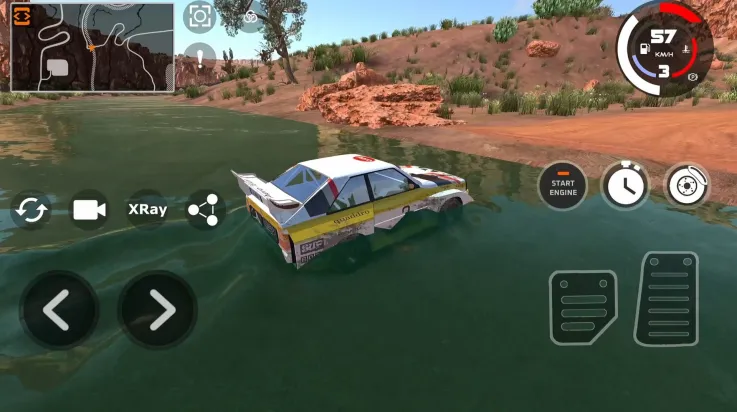 车祸沙盒模拟器内置功能菜单最新版亮点：