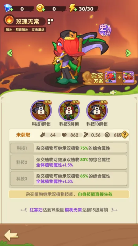 保卫向日葵游戏杂交植物攻略