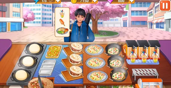 楼下的早餐店无限金币版玩法：