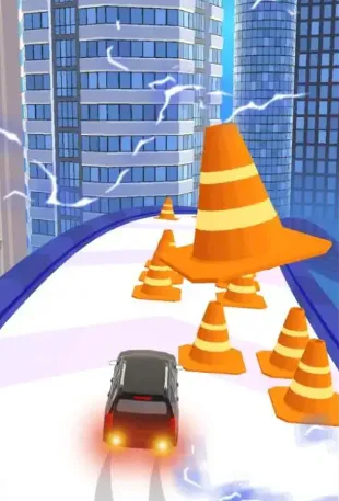 赛车冲冲冲微信小游戏特色：