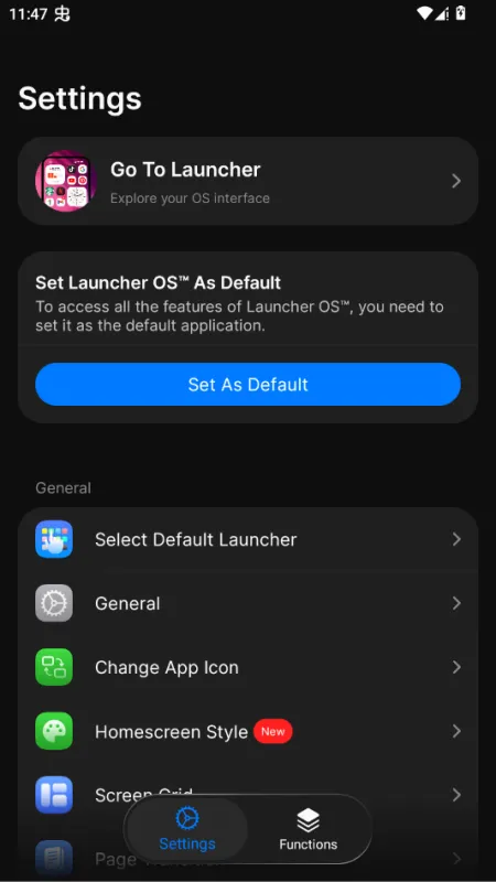 Launcher OS中文版截图2