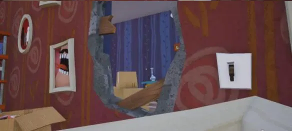 你好邻居重制版同人版第一关游戏攻略：