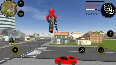 火柴人绳索英雄2怎么玩：