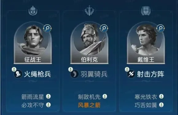 世界启元手游不同文明卡包阵容推荐：