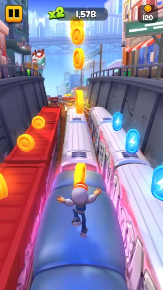 地铁跑酷冲浪者之城玩法: 地铁跑酷冲浪者之城玩法: