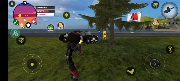 火柴人绳索英雄破解版：金币自由获取全流程图解