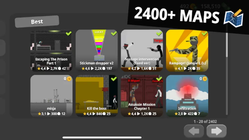 棍状盒子布娃娃游乐场2026版(StickBox)截图1