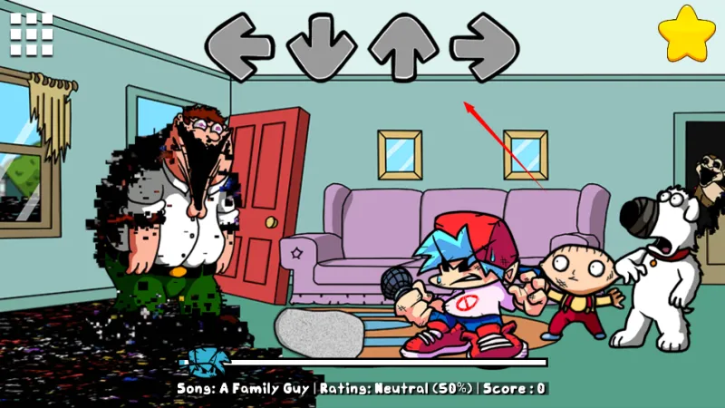 FNF错误化恶搞之家玩法教学