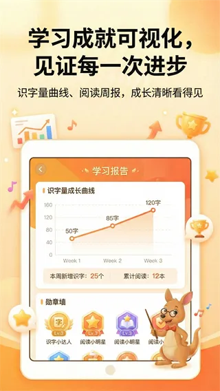 袋鼠AI识字app亮点: 袋鼠AI识字app亮点: