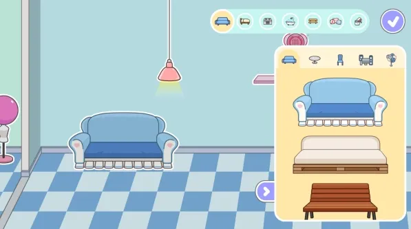 米加小镇世界游戏怎们装修房子