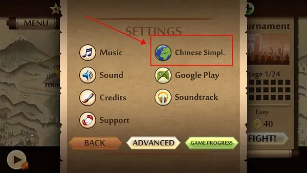 暗影格斗2破解版中文语言切换教程
