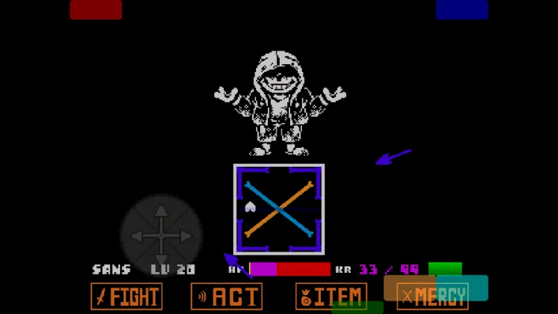 传说之下镜像疯狂ins游戏最新版截图4