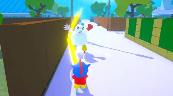 蜡笔小新3d开放世界雪人boss怎么打