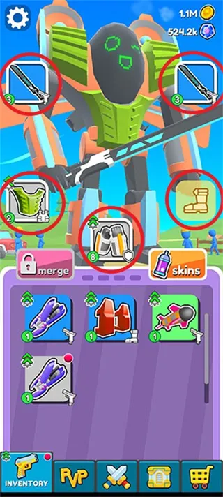 机器人格斗场内置菜单最新版玩法：