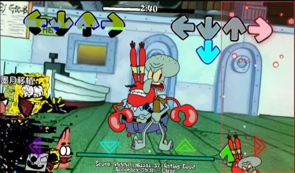 FNF错误化海绵宝宝游戏背景 FNF错误化海绵宝宝游戏背景