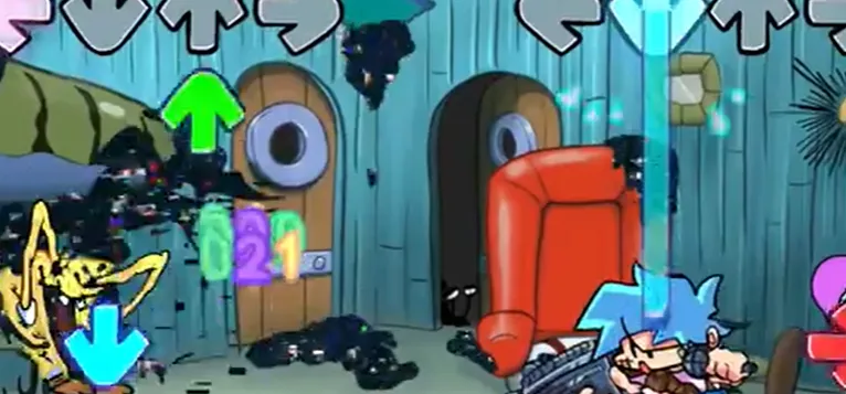 FNF错误化海绵宝宝游戏亮点 FNF错误化海绵宝宝游戏亮点