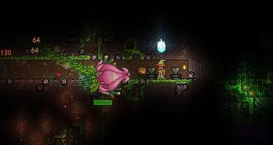 泰拉瑞亚1.4.5.4.2汉化版世纪之花花苞精准定位指南