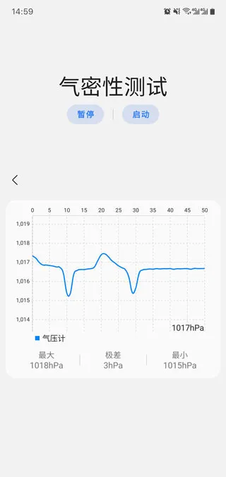 Sam helper气密性测试怎么看？