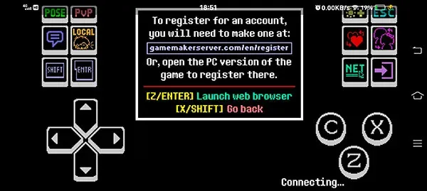 传说之下DFCONNECTED联机版怎么注册