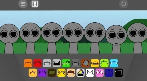 节奏盒子sprunki重制版怎么玩黑暗模式