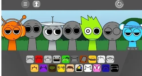 节奏盒子sprunki重制版怎么玩黑暗模式