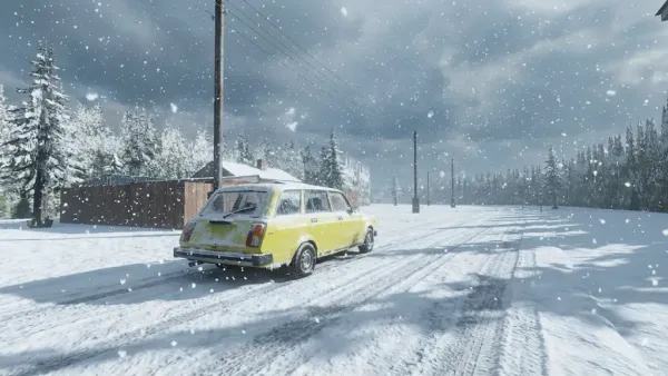 我的冬季汽车游戏亮点：