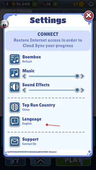 地铁跑酷az高层60高级版中文设置教程