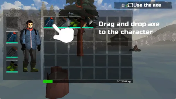 冬季森林生存汉化版玩法