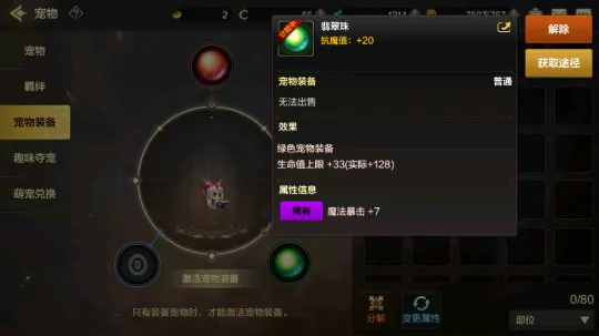 地下城60复古怀旧版宠物系统