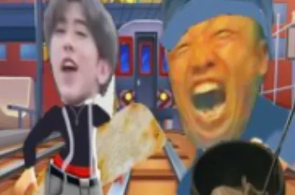 地铁跑酷ikun头像小鸡金币版