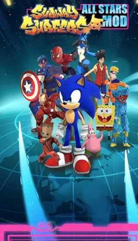 地铁跑酷全明星模组(subwayall