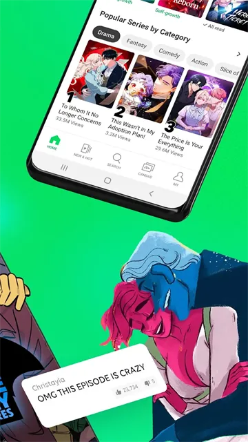 webtoon台版漫画中文版截图2