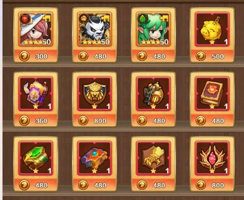 妖灵战姬商店系统