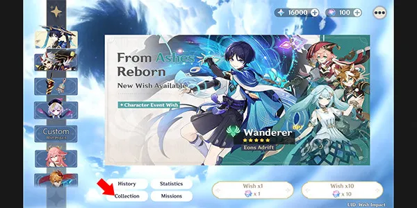 Wish Impact原神愿望模拟器教程：