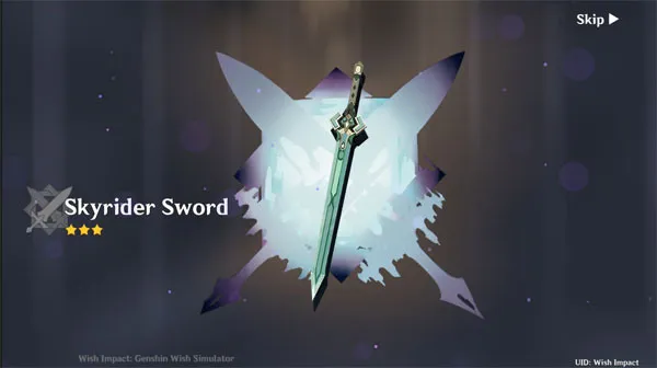 Wish Impact原神愿望模拟器内容