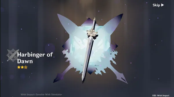 Wish Impact原神愿望模拟器内容