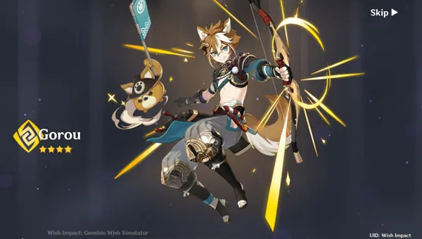 Wish Impact原神愿望模拟器内容