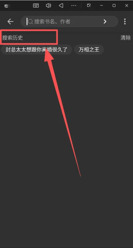 橙子小说阅读器免广告版找书方法