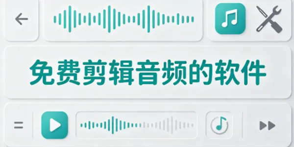 免费剪辑音频的软件