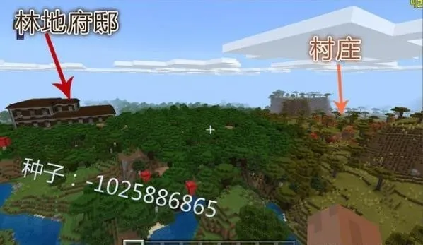 我的世界地图种子——超富大型村庄