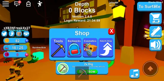 Roblox手机版模拟矿工攻略 Roblox手机版模拟矿工攻略