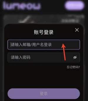 lumeow AI登录教程