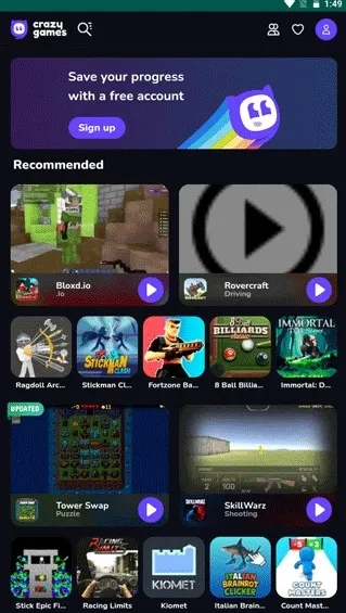 crazygames怎么进入游戏 crazygames怎么进入游戏