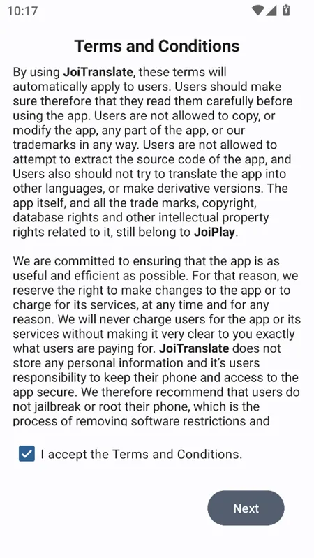 JoiTranslate翻译器app使用教程