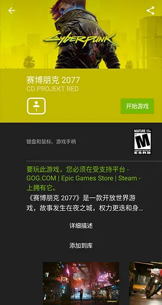 英伟达云游戏旧版本截图2
