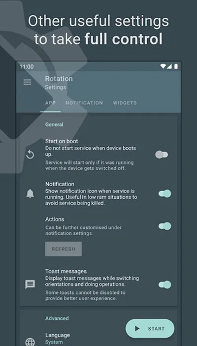 Rotation屏幕方向管理器手机版截图4