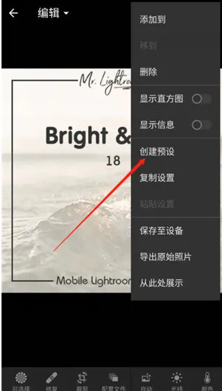 lightroom官方正版免费版DNG格式怎么预设保存？