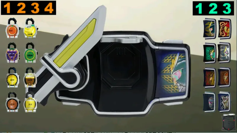 Gaim Belt All Rider Series假面骑士铠武腰带模拟器豪华版怎么玩：